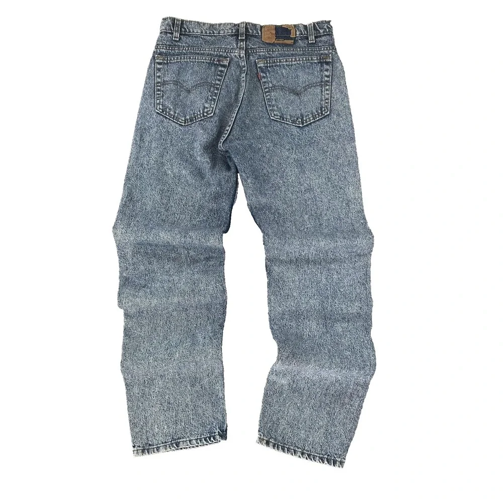 Levi's 505 Jeans Mens 30x32 Blue Med Wash Regular Straight Denim Pants Casual